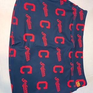 Loudmouth Golf Cleveland Indians Baseball MLB Women's Skirt Skort Sz 10